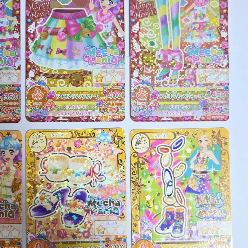 [BUNJANG] Aikatsu Nina &amp; Fre Party Deco Cards Bundle Set / 아이엠스타 카드 파티데코 니나 프레 일괄 아이카츠 일판 캔페인 모후