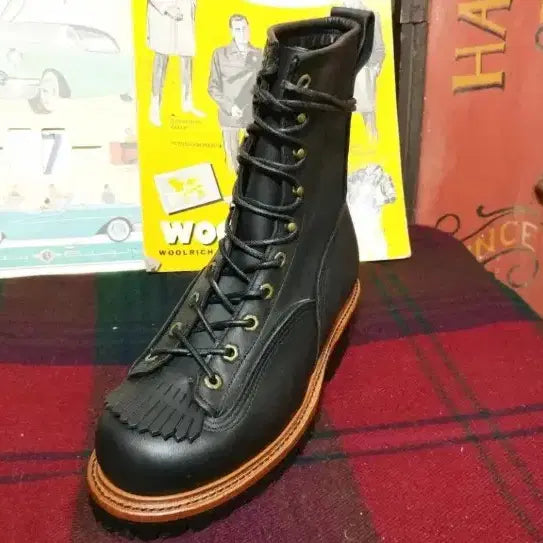[BUNJANG] Chippewa 8-Inch Lace-Up Logger Boots (Deadstock New) / 데드스탁 신품 치페와 레이스투토 로거부츠
