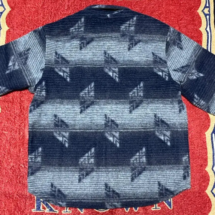 [BUNJANG] RRL Jacquard Overshirt / 더블알엘(RRL) 더블 니트 자카드 오버셔츠