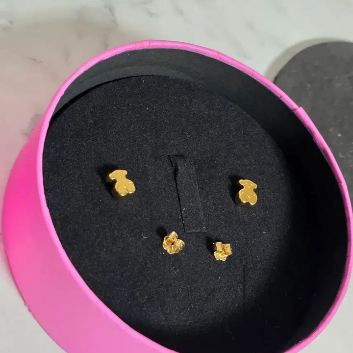 [BUNJANG] Tous 18k Gold Sweet Dolls Teddy Bear Pendant Necklace / Tous 뚜스 18k gold 골드 스위트 돌 테디베어 015913000