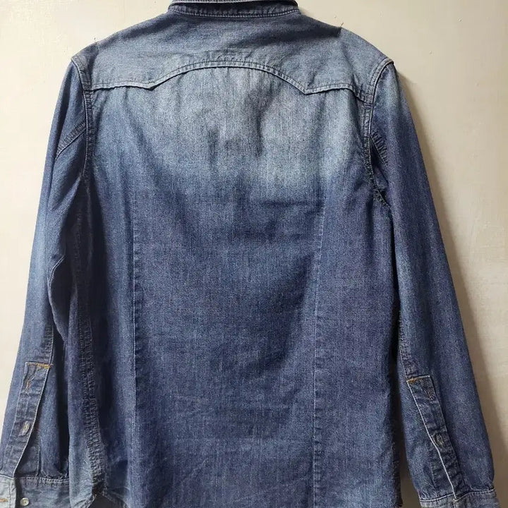 [BUNJANG] Giordano Unisex Denim Jacket Shirt / 남녀공용 지오다노 청자켓남방