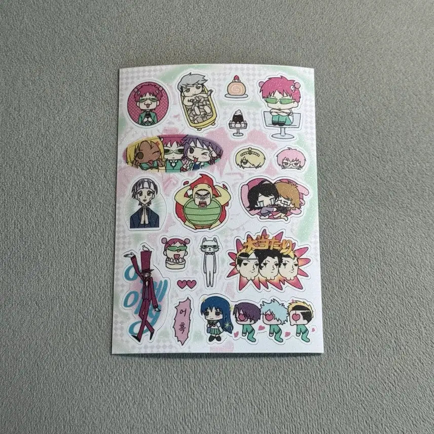 [BUNJANG] Saiki Kusuo Disaster Sticker / 사이키 쿠스오의 재난 스티커 판매 양도 합니다