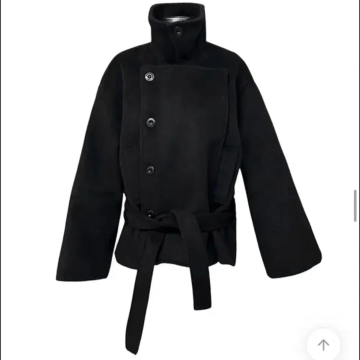 [BUNJANG] Ablley Black Half Coat Short Coat / 에이블리 블랙 하프코트 숏코트
