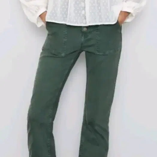 [BUNJANG] ZARA Lace Blouse Ivory / 자라 레이스 블라우스 아이보리