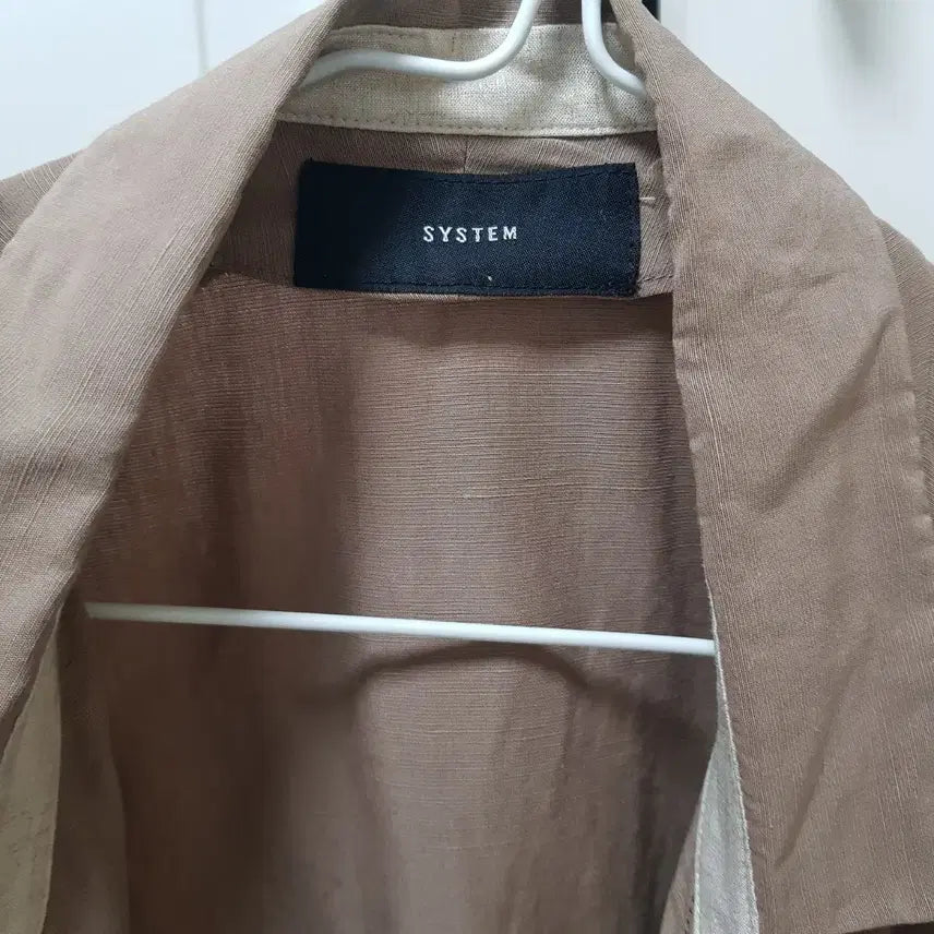 [BUNJANG] SYSTEM 시스템 브라운 셔츠 자켓 55 / SYSTEM 시스템 브라운 셔츠 자켓 55