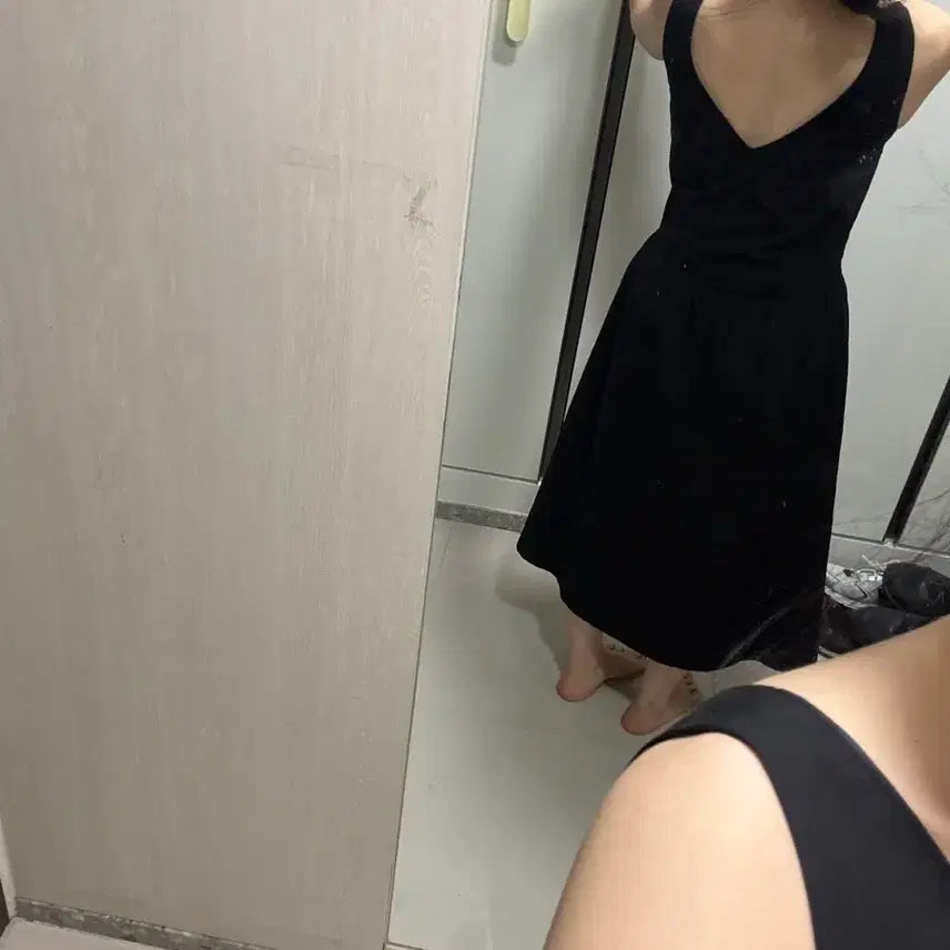 [BUNJANG] LO61 Black One-Piece Dress / 엘오61 블랙원피스