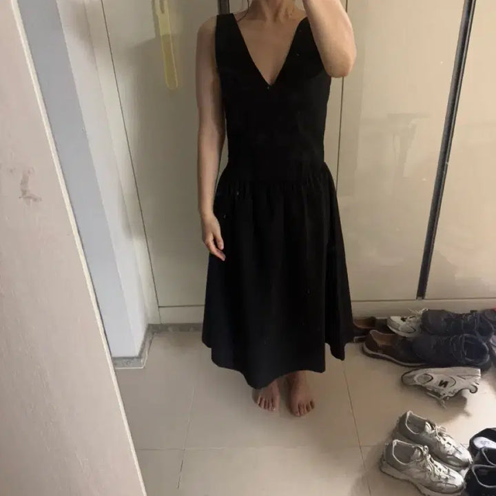 [BUNJANG] LO61 Black One-Piece Dress / 엘오61 블랙원피스