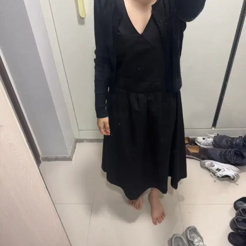 [BUNJANG] LO61 Black One-Piece Dress / 엘오61 블랙원피스