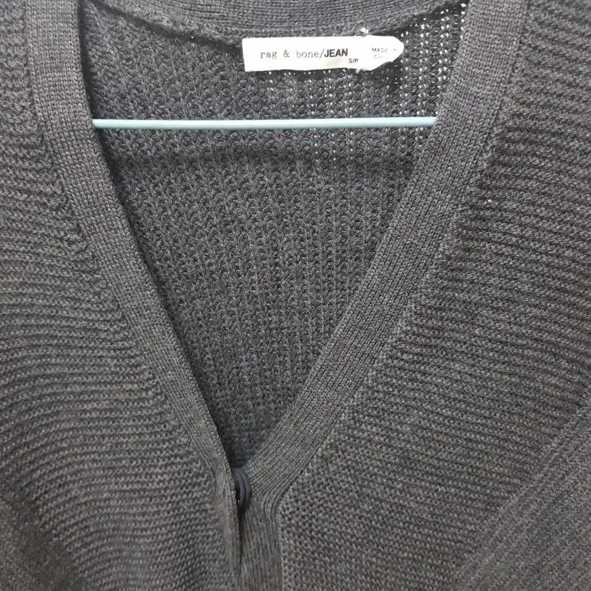 [BUNJANG] Rag &amp; Bone Long Cardigan Charcoal S / 랙앤본 롱 가디건 차콜색 s