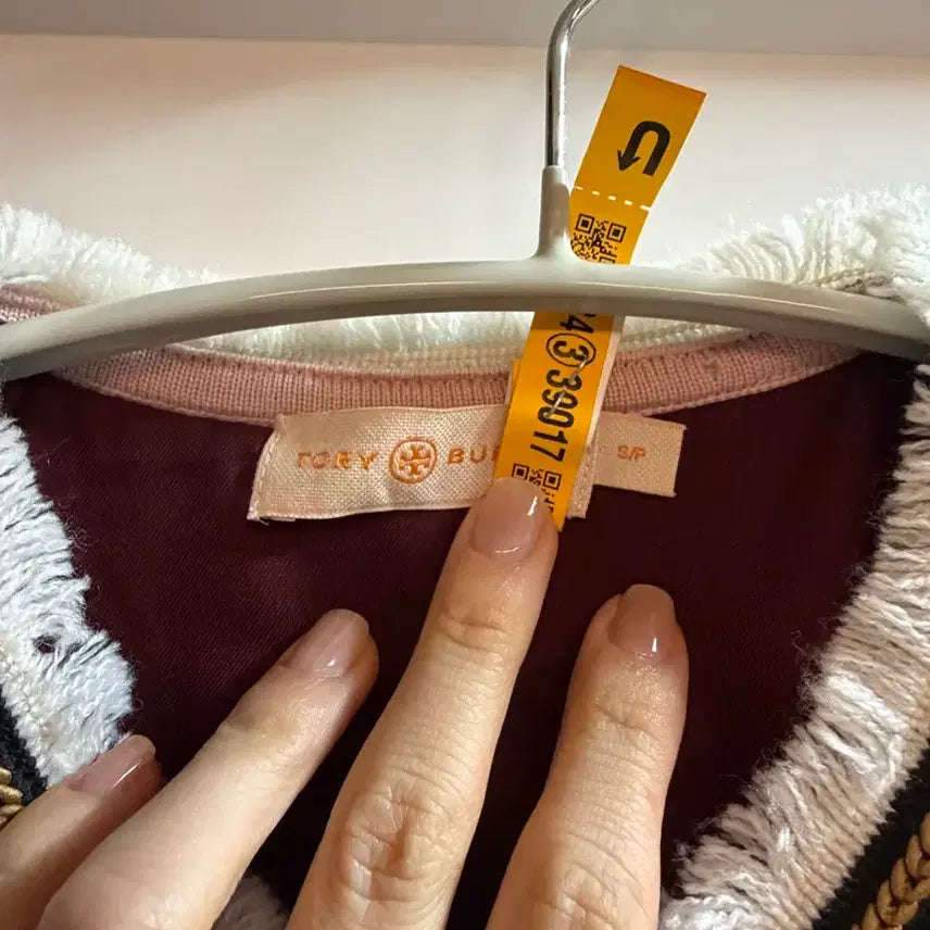 [BUNJANG] Tory Burch Pink Cardigan / 토리버치 가디건