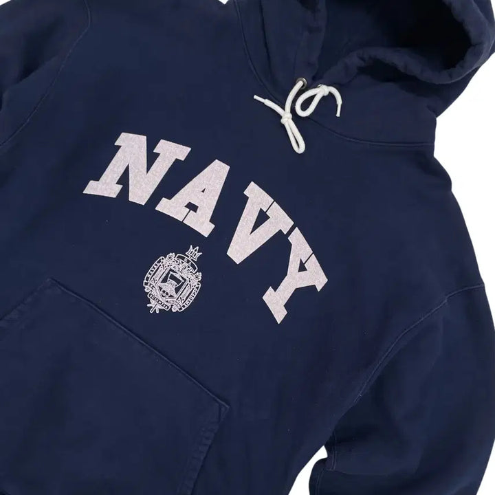 [BUNJANG] Outstanding Heavyweight US Navy Hoodie T-Shirt / [S] 아웃스탠딩 헤비웨이트 US NAVY 후드 티셔츠