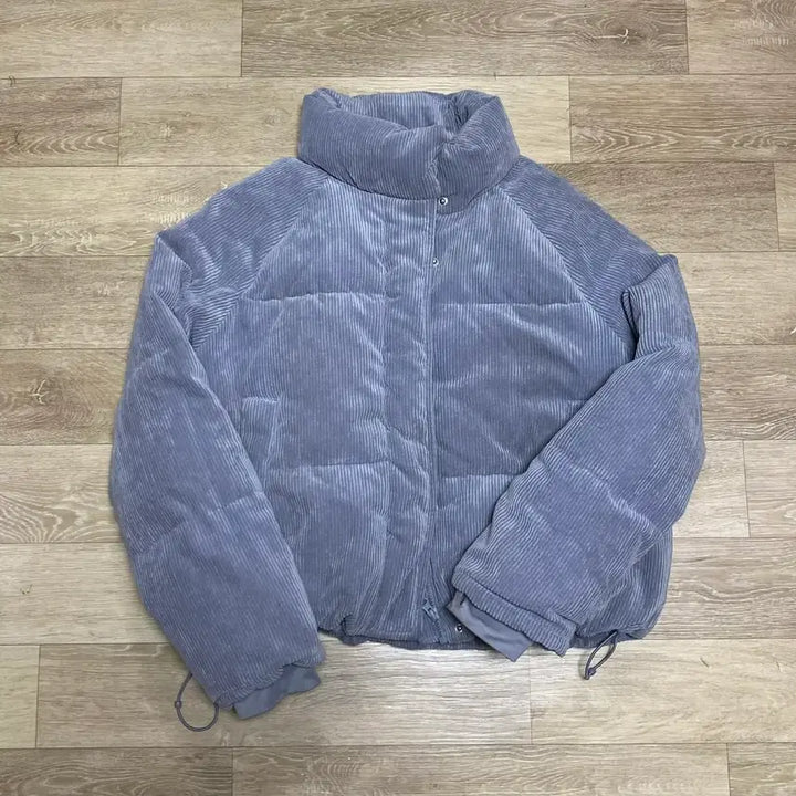 [BUNJANG] SPAO Corduroy Padded Jumper Blue (Size M) / 스파오 코듀로이 패딩 점퍼 블루 교신