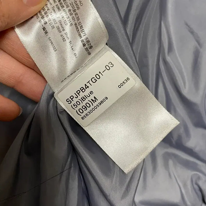 [BUNJANG] SPAO Corduroy Padded Jumper Blue (Size M) / 스파오 코듀로이 패딩 점퍼 블루 교신