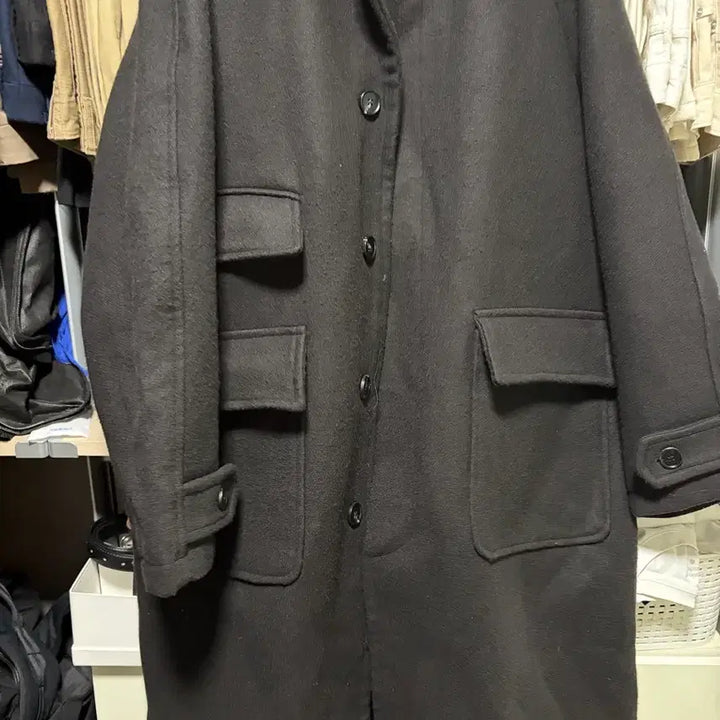 [BUNJANG] LafargeStore Wool Long Coat Jacket (M) / 라퍼지스토어 캐주얼 울 롱 코트 자켓 (M) A04204