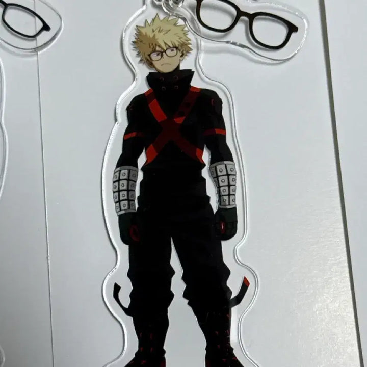 [BUNJANG] Bakugo Joeff Collaboration Acrylic Keyring / 바쿠고 조프 콜라보 안경 아크릴 키링 굿즈 히로아카