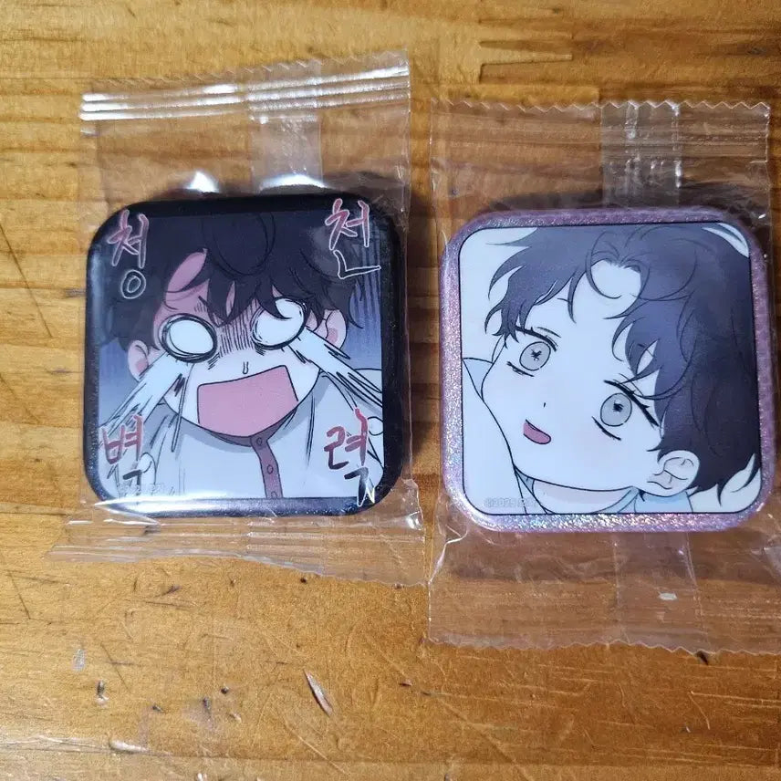 [BUNJANG] Water Night Euiyoung Badge Set / 물가의 밤 의영이 뱃지 2종