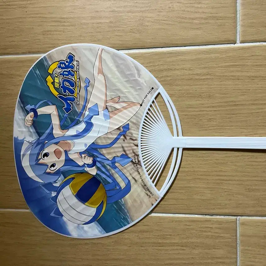 [BUNJANG] Classic Squid Girl Fan / 고전 오징어소녀부채 반택
