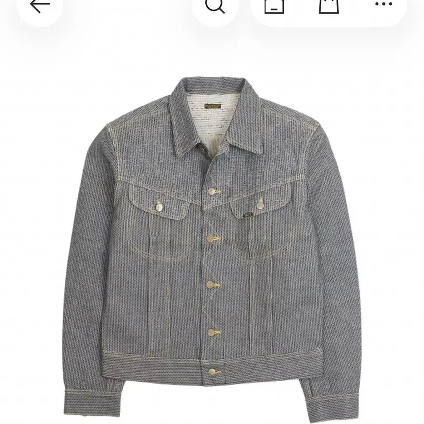 [SOLD OUT] 캐피탈 센츄리 데님 넘버7 자켓 레귤러