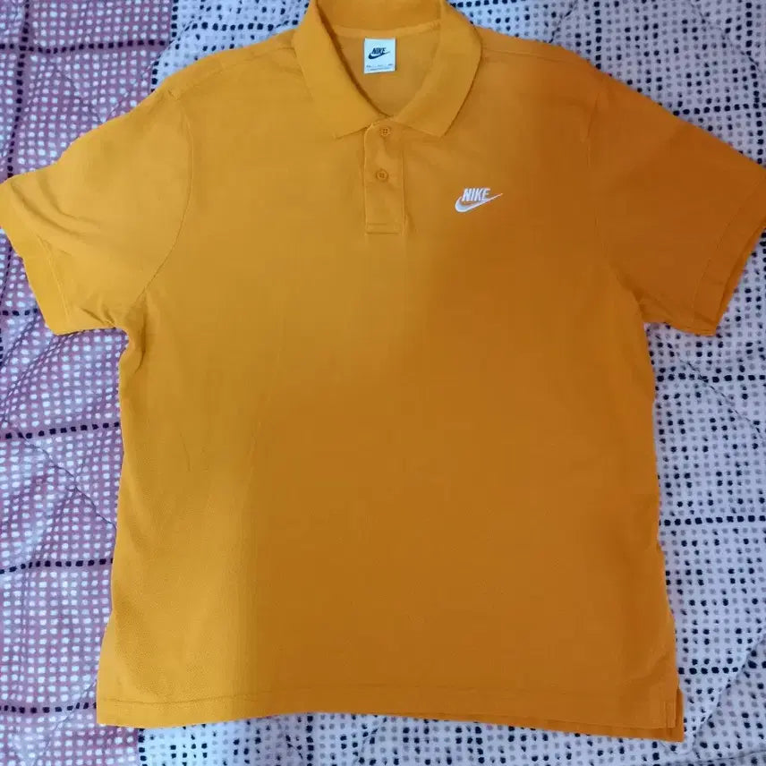 [BUNJANG] Nike Orange Collar Short Sleeve T-shirt XXL / 나이키 오렌지색 카라 반팔티 XXL