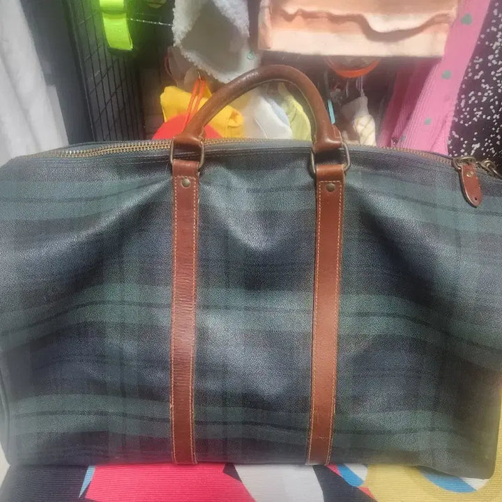 [BUNJANG] Polo Ralph Lauren Black Watch Boston Bag / 폴로 랄프로렌 블랙와치 보스턴백 54사이즈 2