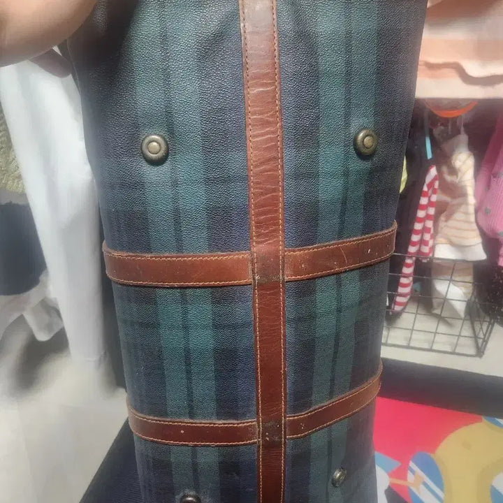 [BUNJANG] Polo Ralph Lauren Black Watch Boston Bag / 폴로 랄프로렌 블랙와치 보스턴백 54사이즈 2