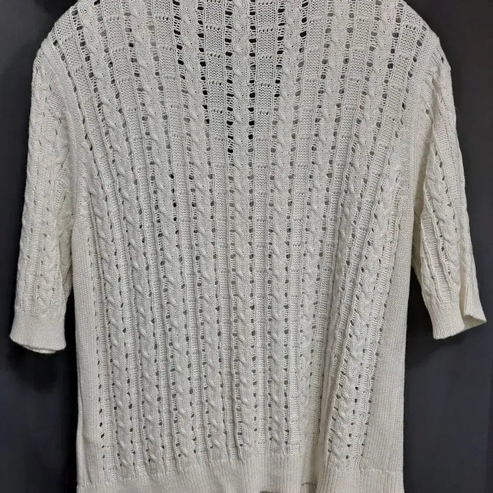 [BUNJANG] Georges Rech Short Sleeve Cardigan (Used, Size 55) / 조르쥬 레쉬 (Georges Rech) 반팔 가디건(구55)