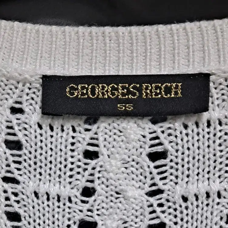 [BUNJANG] Georges Rech Short Sleeve Cardigan (Used, Size 55) / 조르쥬 레쉬 (Georges Rech) 반팔 가디건(구55)