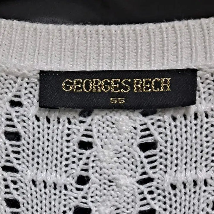 [BUNJANG] Georges Rech Short Sleeve Cardigan (Used, Size 55) / 조르쥬 레쉬 (Georges Rech) 반팔 가디건(구55)