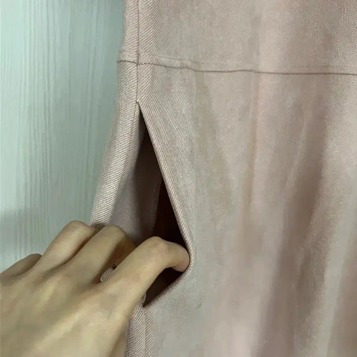 [BUNJANG] ZARA Suede Midi Dress / 자라 스웨이드 반팔 원피 자라