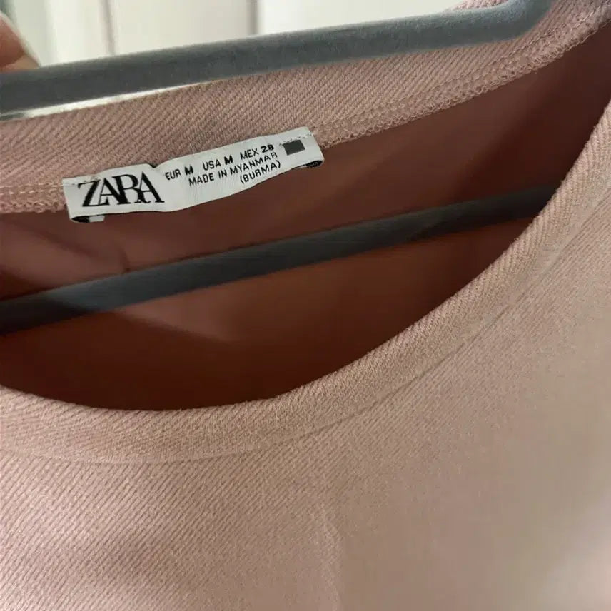 [BUNJANG] ZARA Suede Midi Dress / 자라 스웨이드 반팔 원피 자라