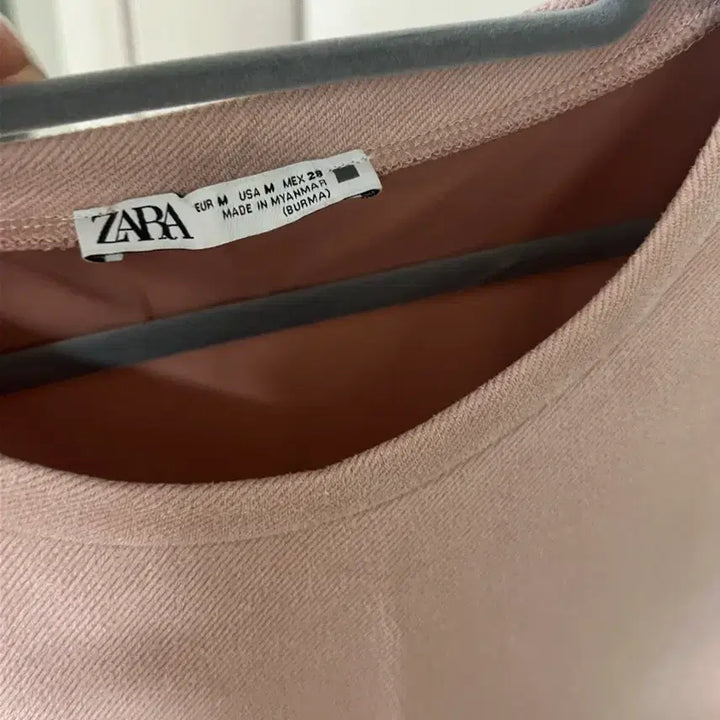 [BUNJANG] ZARA Suede Midi Dress / 자라 스웨이드 반팔 원피 자라