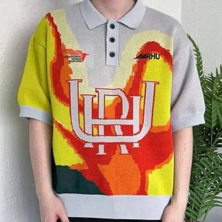 [BUNJANG] Zara x Rhuigi Collaboration Polo Knit Shirt / ZARA x RHUIGI 콜라보 폴로 니트