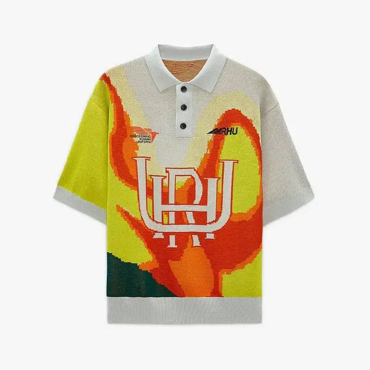 [BUNJANG] Zara x Rhuigi Collaboration Polo Knit Shirt / ZARA x RHUIGI 콜라보 폴로 니트