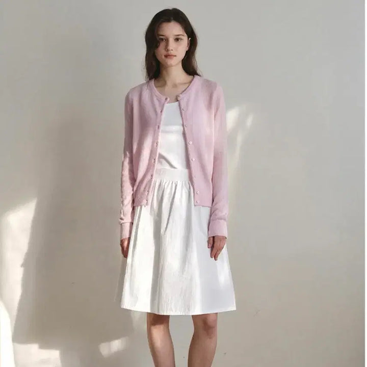 [BUNJANG] 8 Seconds Pink Cardigan / 연핑크 가디건 딸기우유 / 에잇세컨즈 자라 H&amp;M /김아홉/비터셀즈