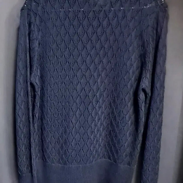 [BUNJANG] Navy Knit Cardigan / 네이비색상 니트 가디건