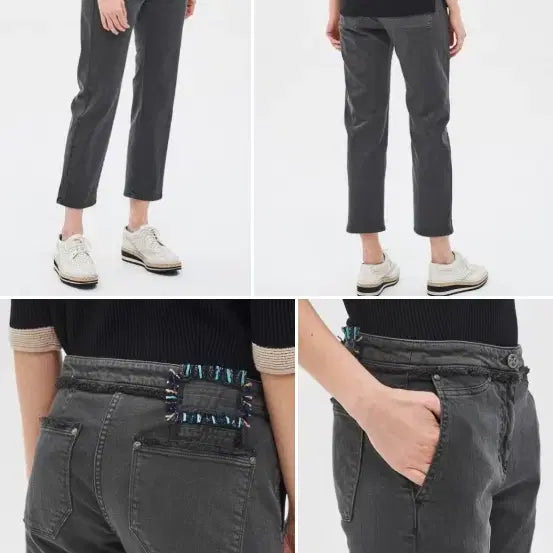 [BUNJANG] MINE Cotton Denim Pants 55 / 마인 MINE 코튼 데님 팬츠 55사이즈
