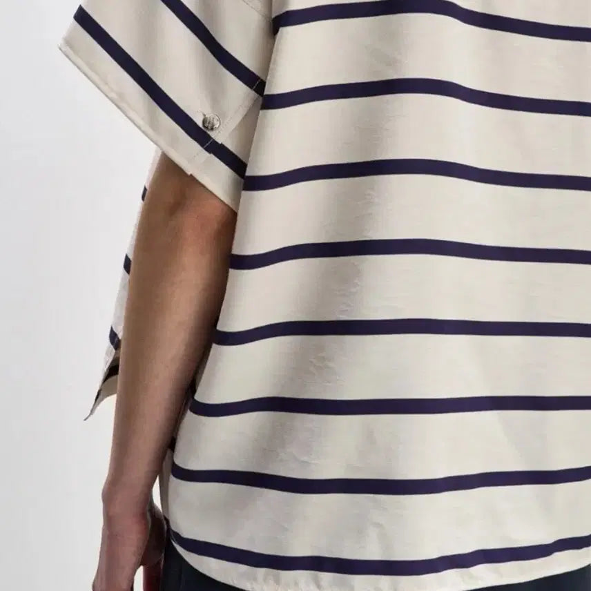 [BUNJANG] System Striped T-shirt / 시스템 스트라이프 티셔츠