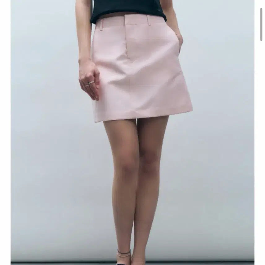 [BUNJANG] Mixxo Eight Seconds Zara White Cotton Mini Skirt / 화이트 코튼미니스커트 흰색 치마 XS/미쏘 에잇세컨즈 자라 김아홉