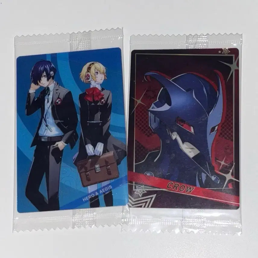 [BUNJANG] Persona 3 &amp; 5 Wafer Card Set (Sealed) / 페르소나3, 5 웨하스 카드 미개봉 3주 아이기스 아케치