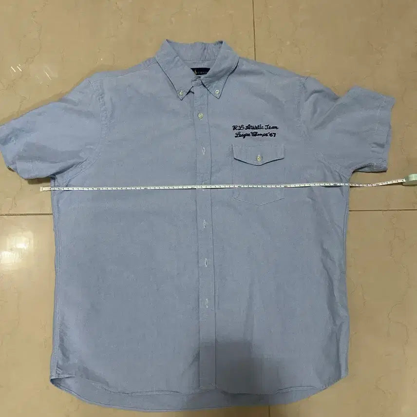 [BUNJANG] Polo Ralph Lauren XL Short Sleeve Shirt / 폴로 랄프로렌 XL(110-115) 반팔 셔츠 남방 빅사이즈 명품