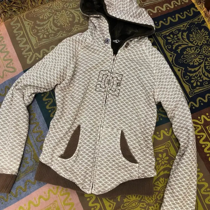 [SOLD OUT] DC shoes reversible hood zipup