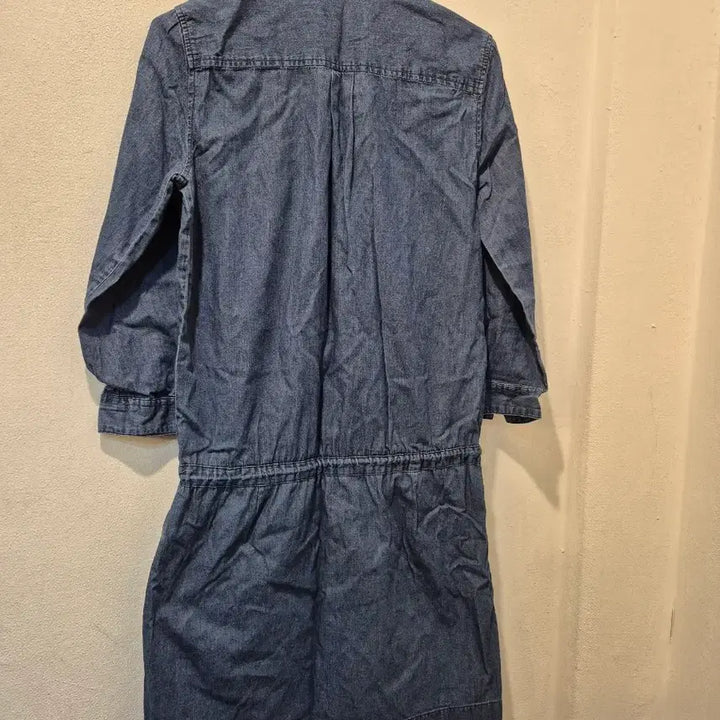 [BUNJANG] Lacoste Denim Shirt Dress / Lacoste 라코스테 데님 셔츠 원피스