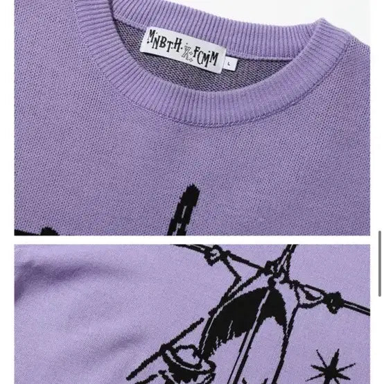 [BUNJANG] Main Booth FCMM Explorer Knit Purple / 메인부스 FCMM 익스플로러 니트 퍼플