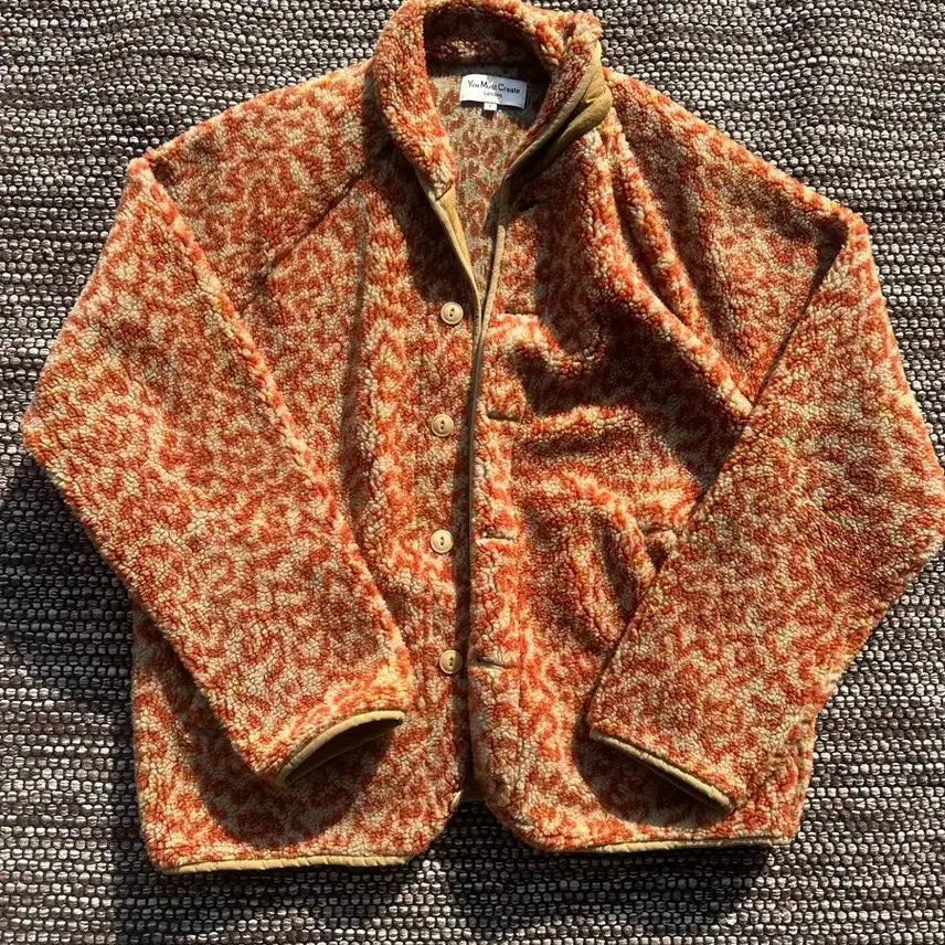 [SOLD OUT] ymc 호피 플리스 자켓 l