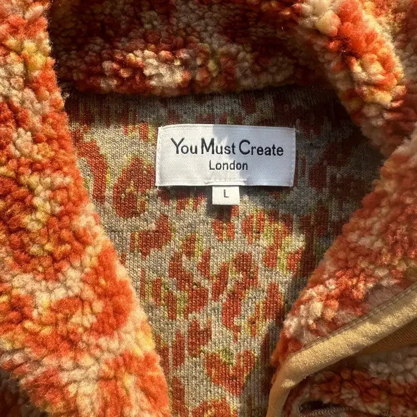 [SOLD OUT] ymc 호피 플리스 자켓 l