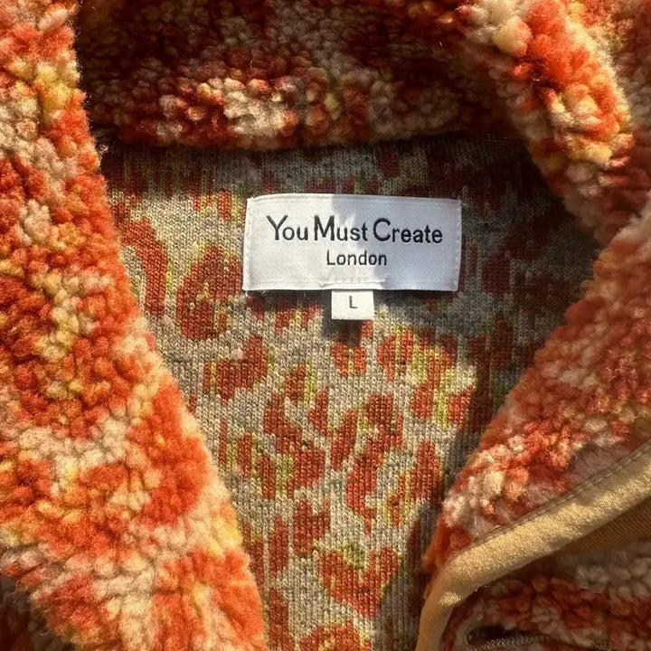 [SOLD OUT] ymc 호피 플리스 자켓 l