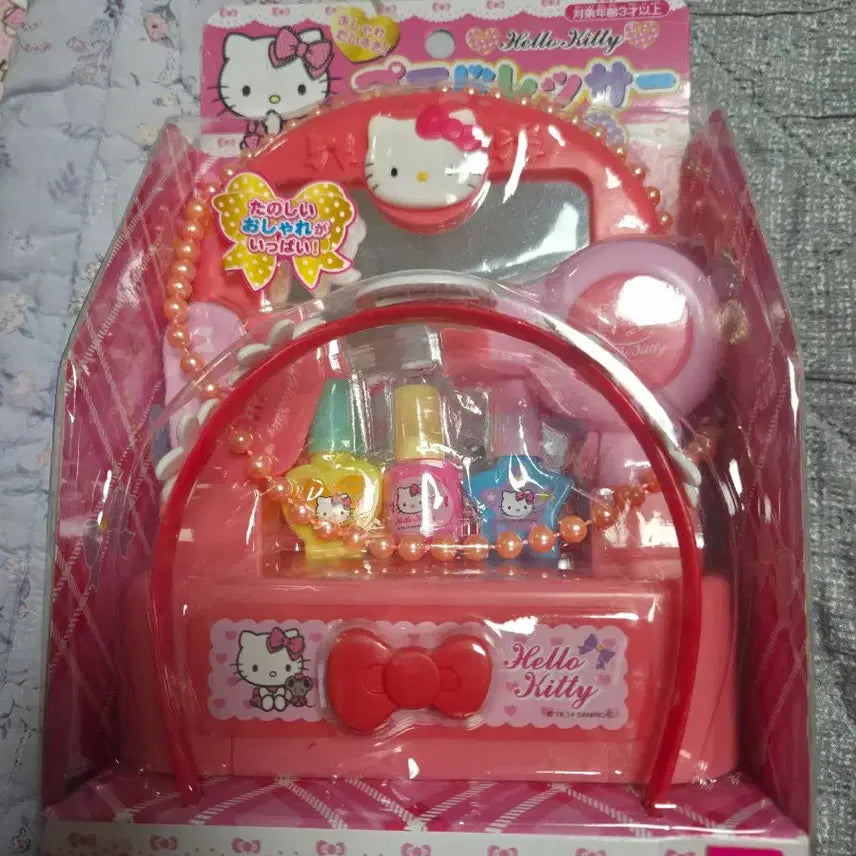 [BUNJANG] Hello Kitty Toy Vanity Playset / 헬로키티 미용 화장대 장난감 세트