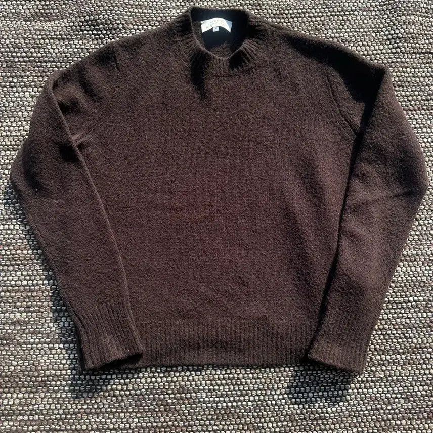 [BUNJANG] Studio Nicholson Brown Wool Knit Sweater / 스튜디오니콜슨 브라운 울 니트 2