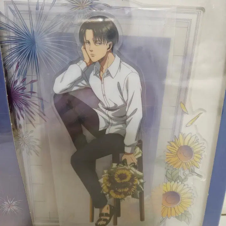 [BUNJANG] Bushiroad Levi Ackerman Big Diorama Acrylic Stand / 새상품)진격의 거인 부시로드 GIGO한정판 리바이 빅 디오라마 아크릴
