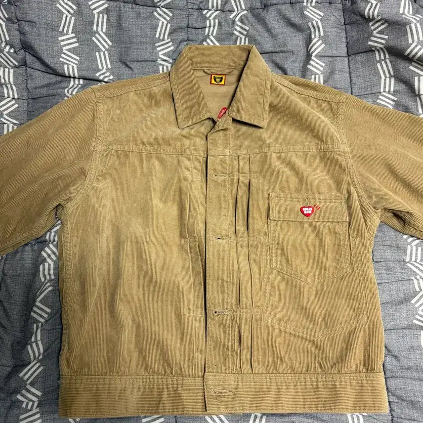 [BUNJANG] Human Made Daks Corduroy Work Jacket Beige M / [M] 휴먼메이드 닥스 코듀로이 워크 자켓 베이지